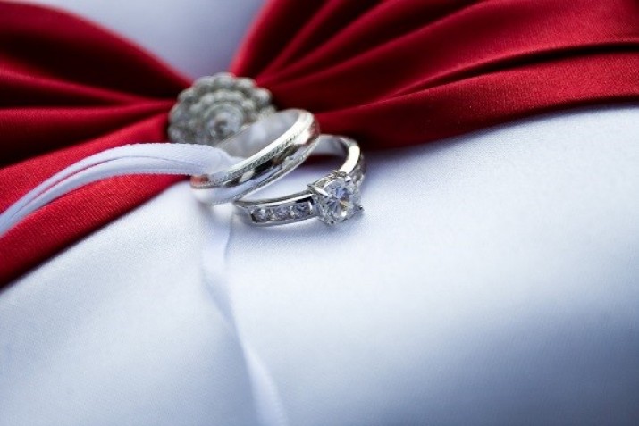 diamond engagement and wedding ring